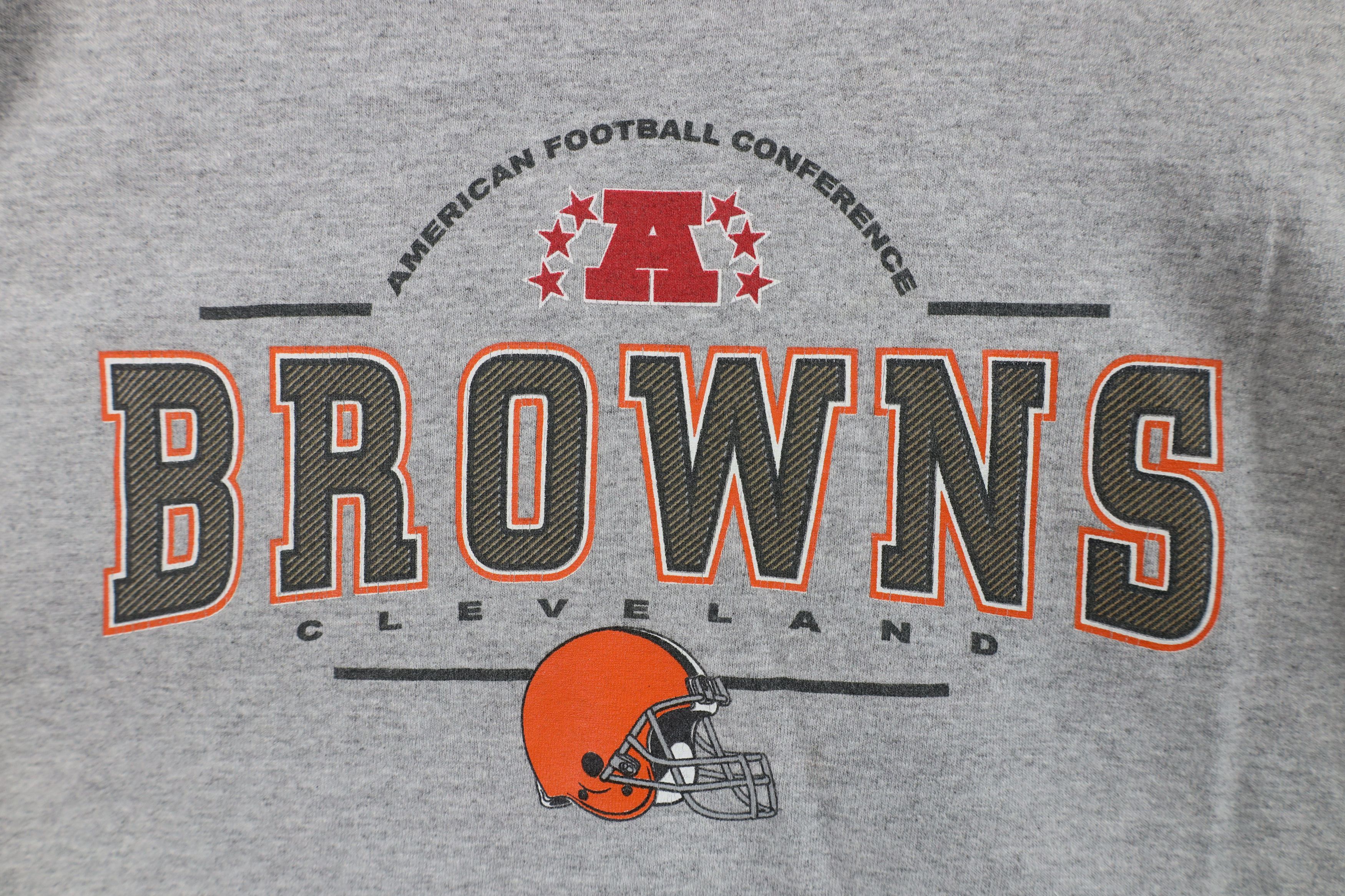 Vintage Vintage Y2K Cleveland Browns Football Long Sleeve T-Shirt Size US M / EU 48-50 / 2 - 4 Thumbnail