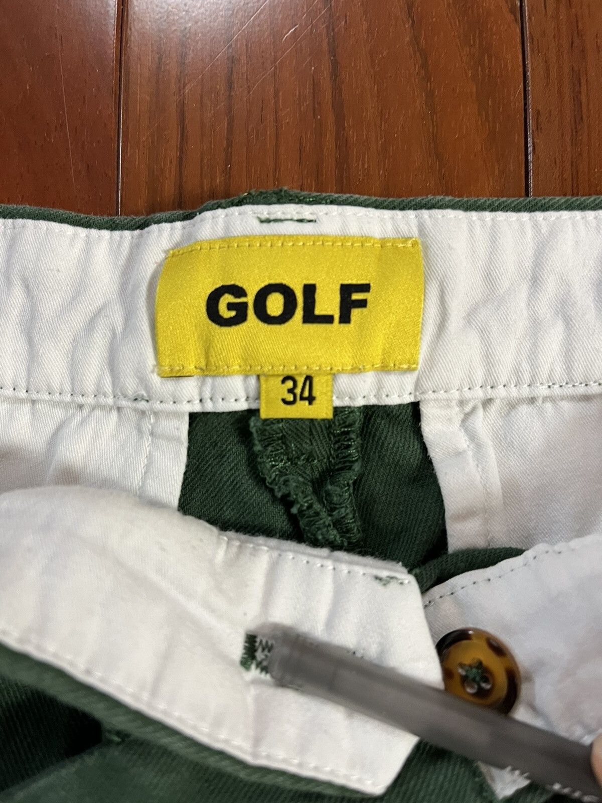 Golf Wang Golf Wang Tyler the Creator Nice Pant Chino Green Size 34 Size US 34 / EU 50 - 6 Thumbnail