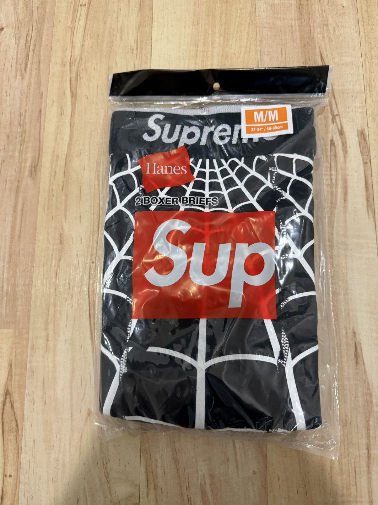 Hanes × Supreme Supreme Hanes Spider-Man Boxer Breifs(2 Pack) Size 34 - 1 Thumbnail