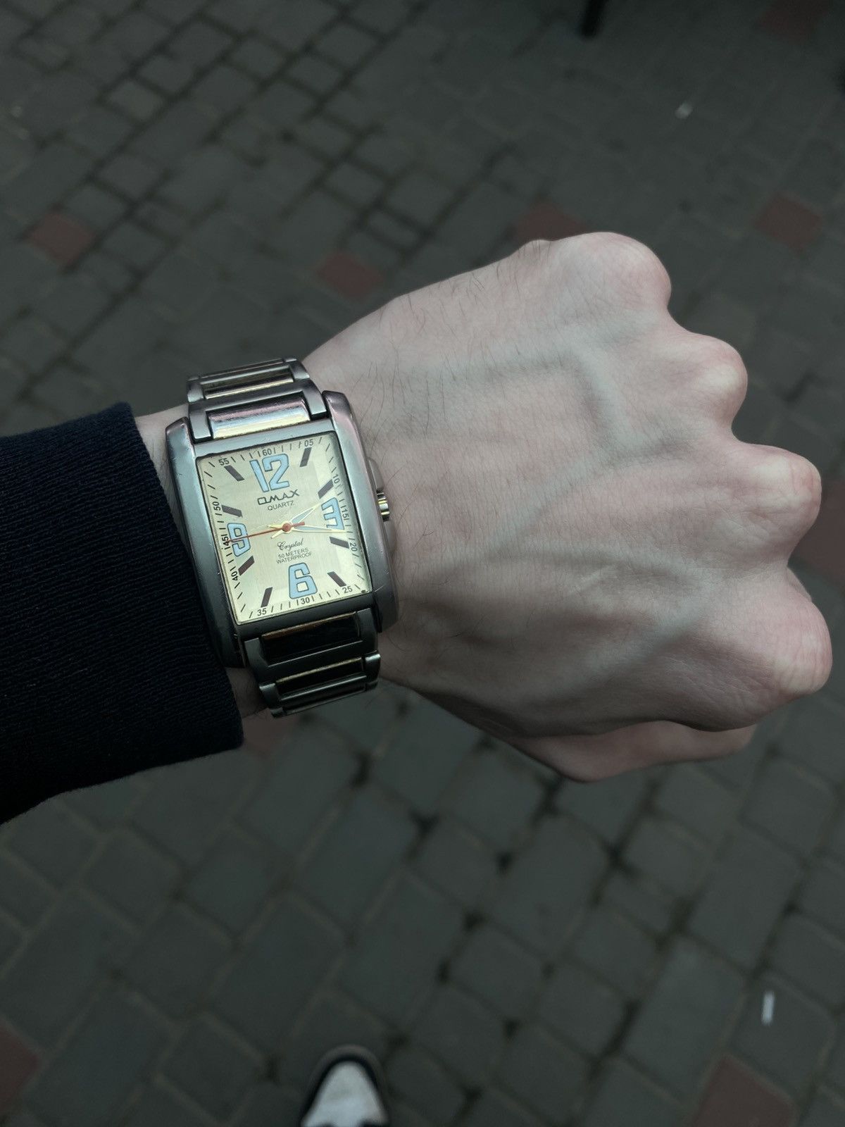 Japanese Brand Rare Omax Crystal Tank Watch Vintage Futuristic Retro Size ONE SIZE - 1 Thumbnail