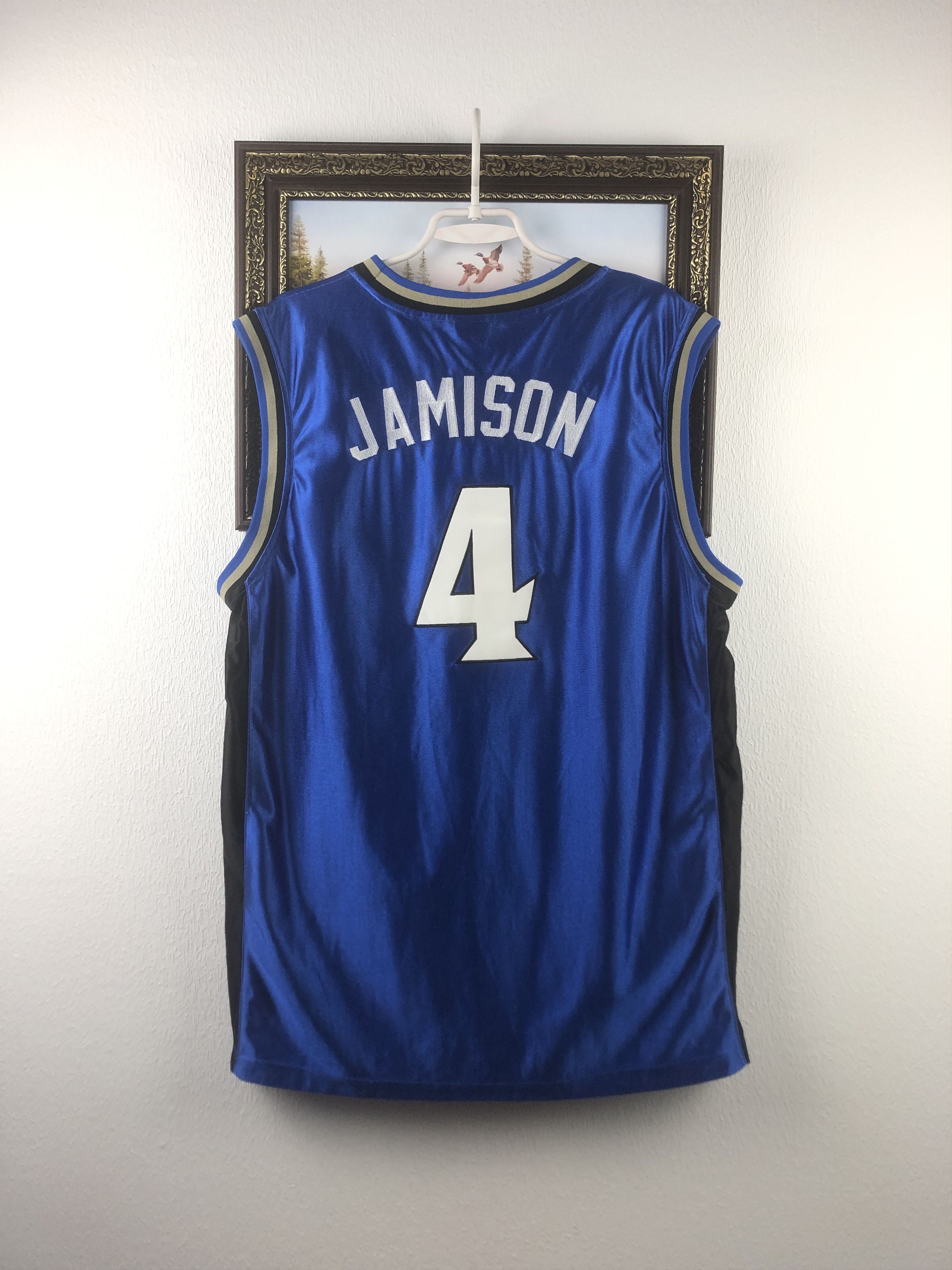 Champion Vintage Champion Warriors Jersey Jamison Blue NBA Mens Shirt Size US XXL / EU 58 / 5 - 10 Thumbnail