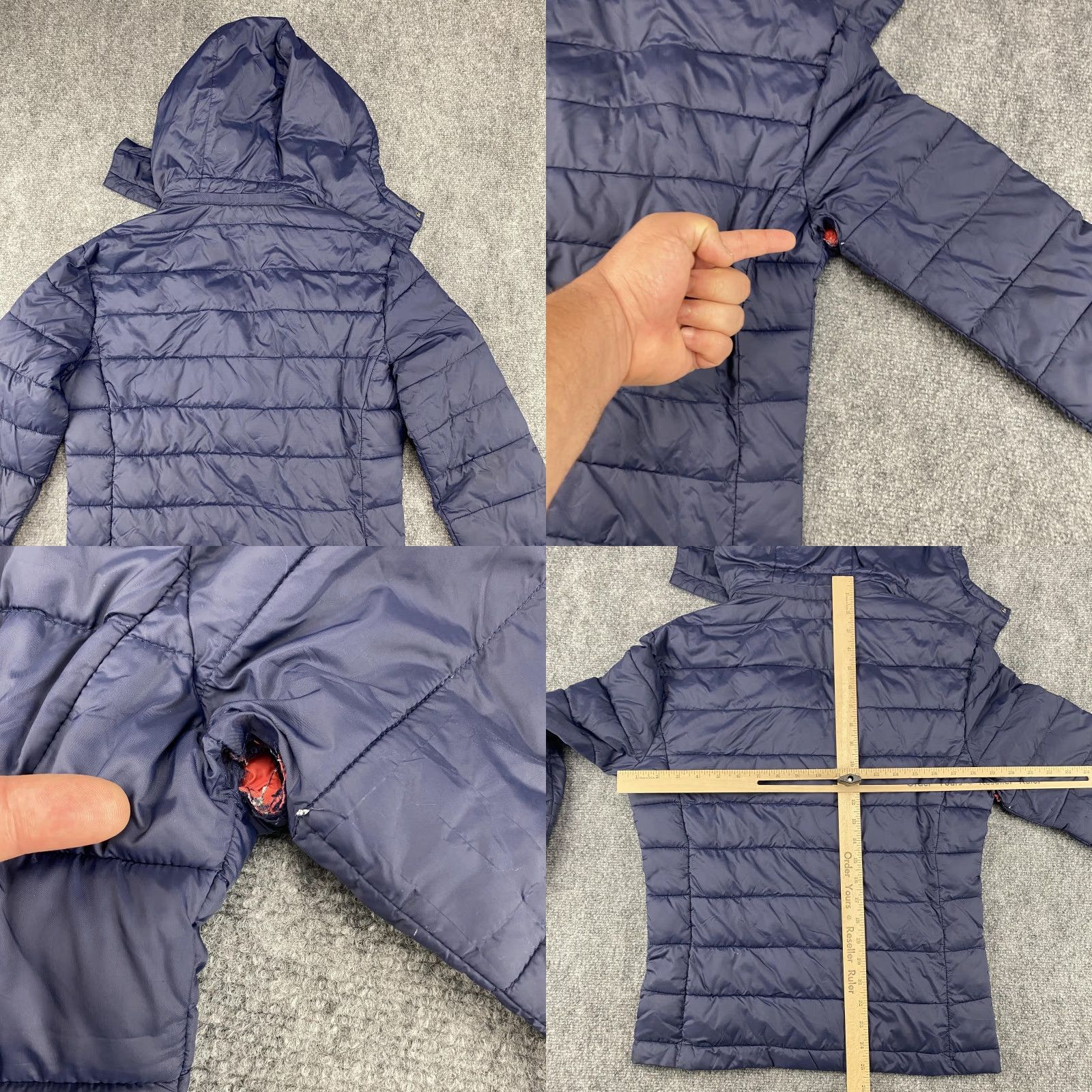 Superdry Superdry Jacket Mens Small Blue Fuji Double Zip Hooded Puffer Quilted Insulated Full Zip Size US S / EU 44-46 / 1 - 9 Thumbnail