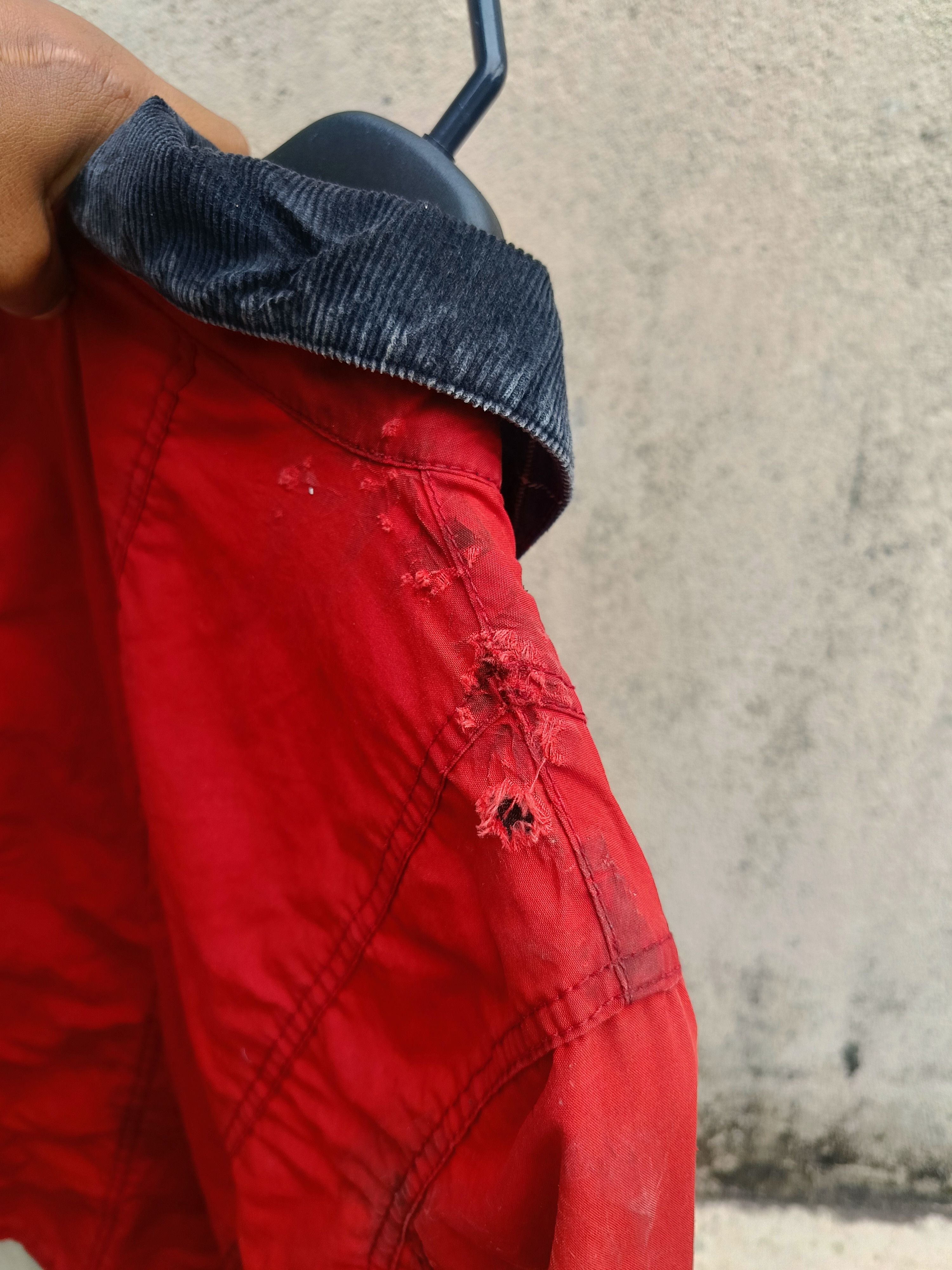 Barbour Barbour Beadnell Jacket Womens UK 8 Red Wax Coat Size S / US 4 / IT 40 - 7 Thumbnail