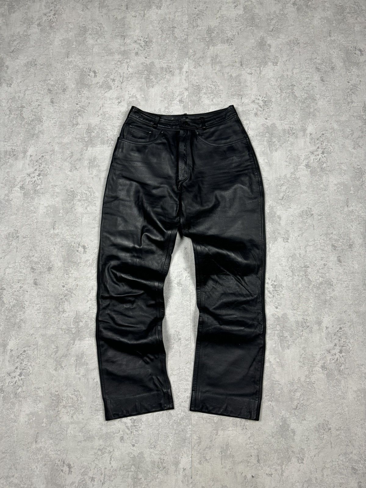 Genuine Leather Vintage IXS Genuine Leather Motorcycle Biker Pants Size 44/L Size US 35 - 1 Thumbnail