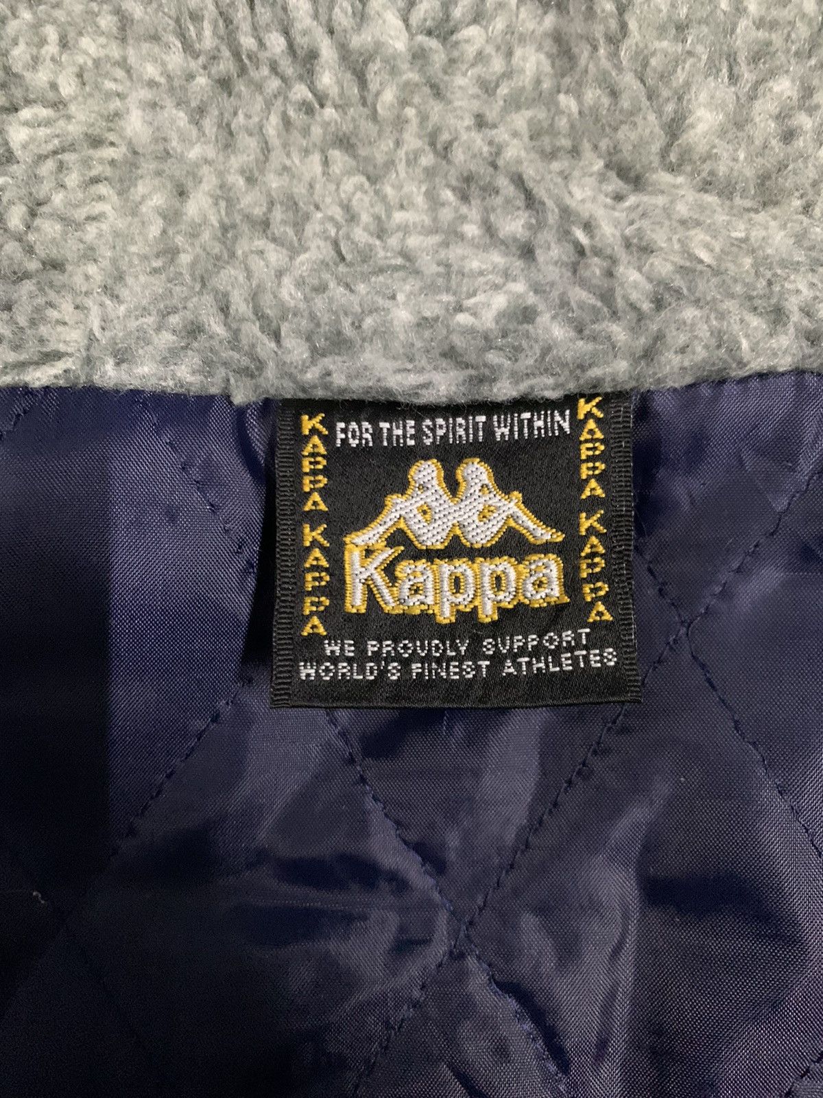 Kappa Vintage 90s Kappa Full Zip Oversized Printed Hoodies Size US L / EU 52-54 / 3 - 19 Thumbnail