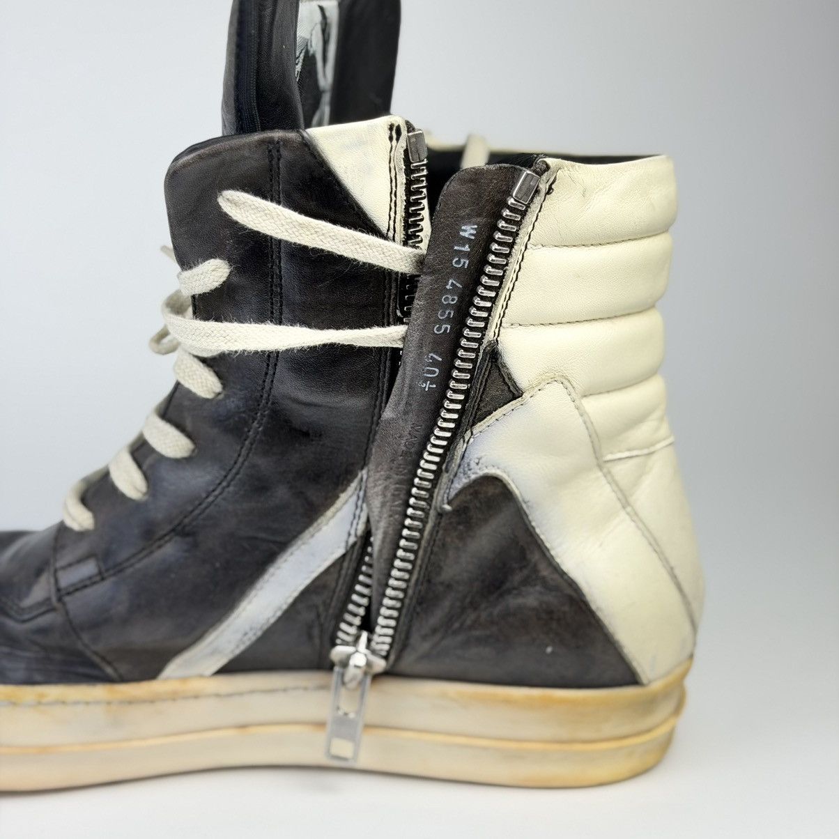 Rick Owens Rick Owens Geobasket Stone Gray Size US 7.5 / EU 40-41 - 12 Thumbnail