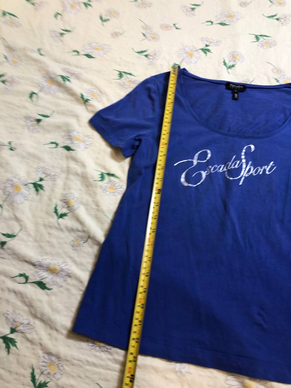 Escada Escada Sport Midnight Blue big logo tee Size L / US 10 / IT 46 - 6 Thumbnail