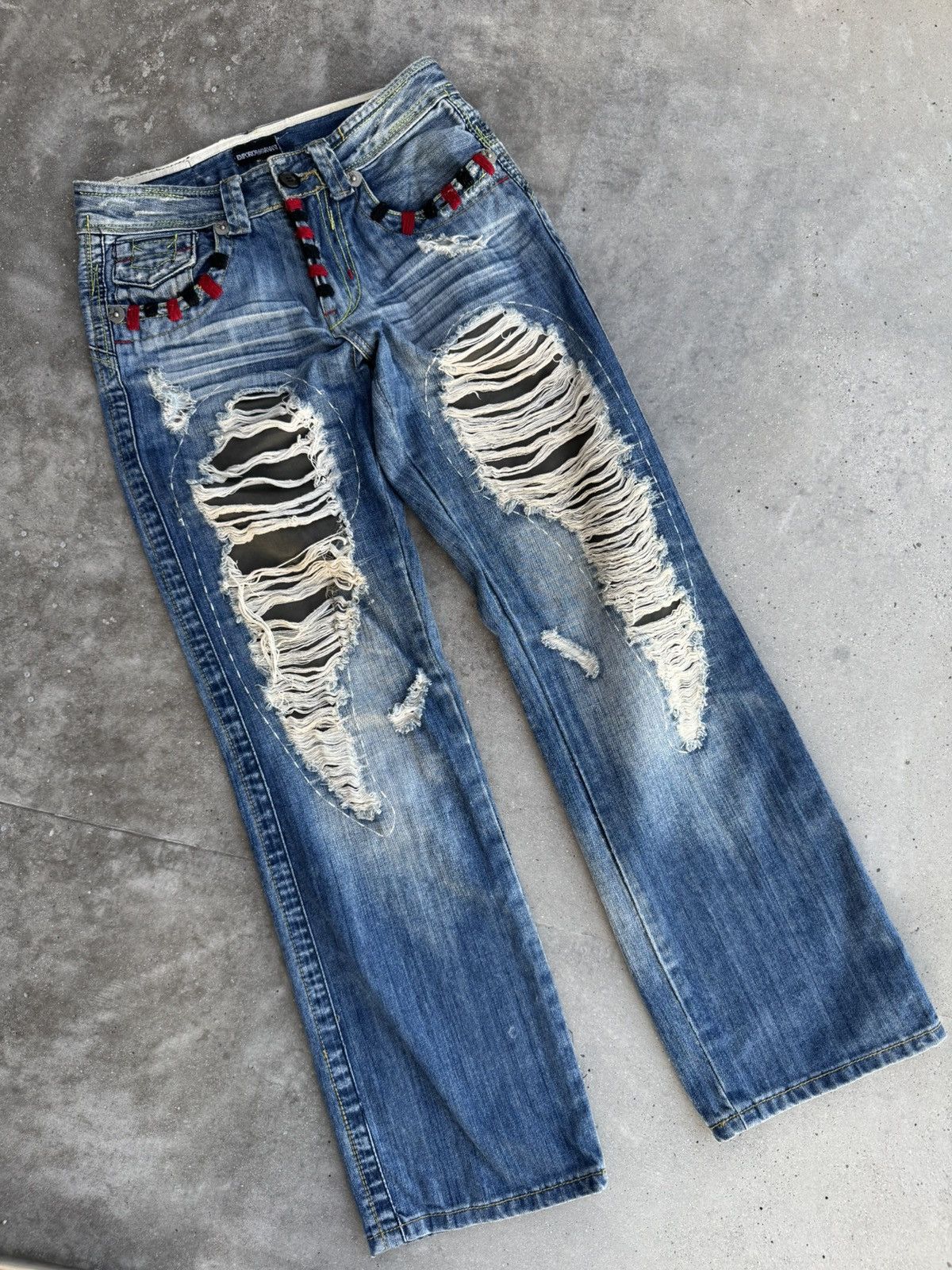 Giorgio Armani Rare Giorgio Armani Project Vintage Jeans luxury rare find Size US 29 - 1 Thumbnail