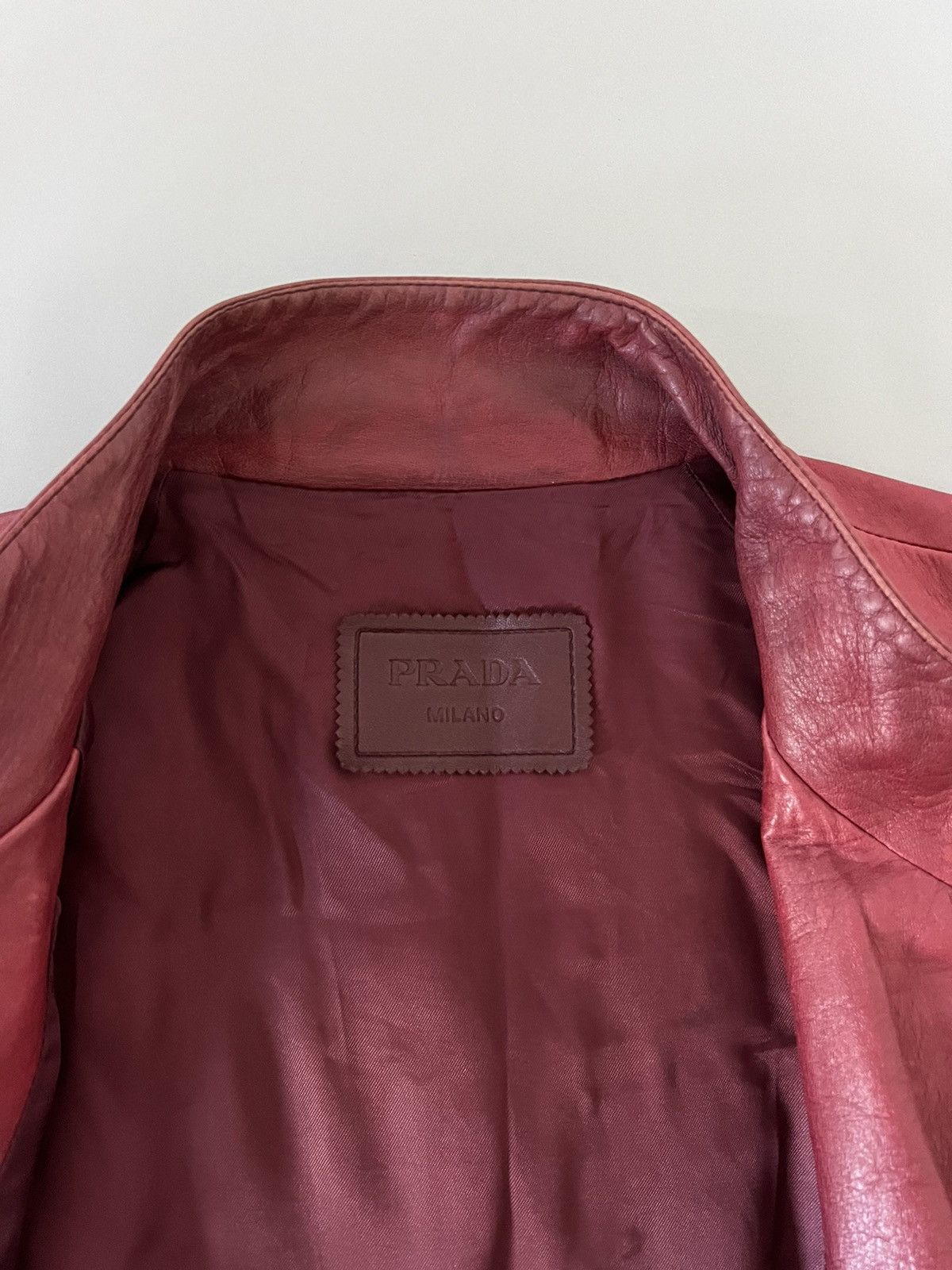 Prada Prada FW17 Leather Jacket Size US M / EU 48-50 / 2 - 9 Thumbnail