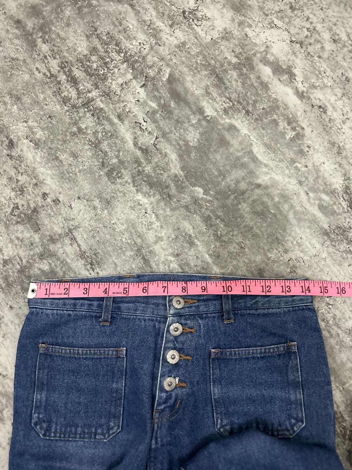 If Six Was Nine × Japanese Brand × Le Grande Bleu (L.G.B.) Vintage Fiftyh’s Campany Lace Leg Super Flare Pans Size US 28 / EU 44 - 12 Thumbnail