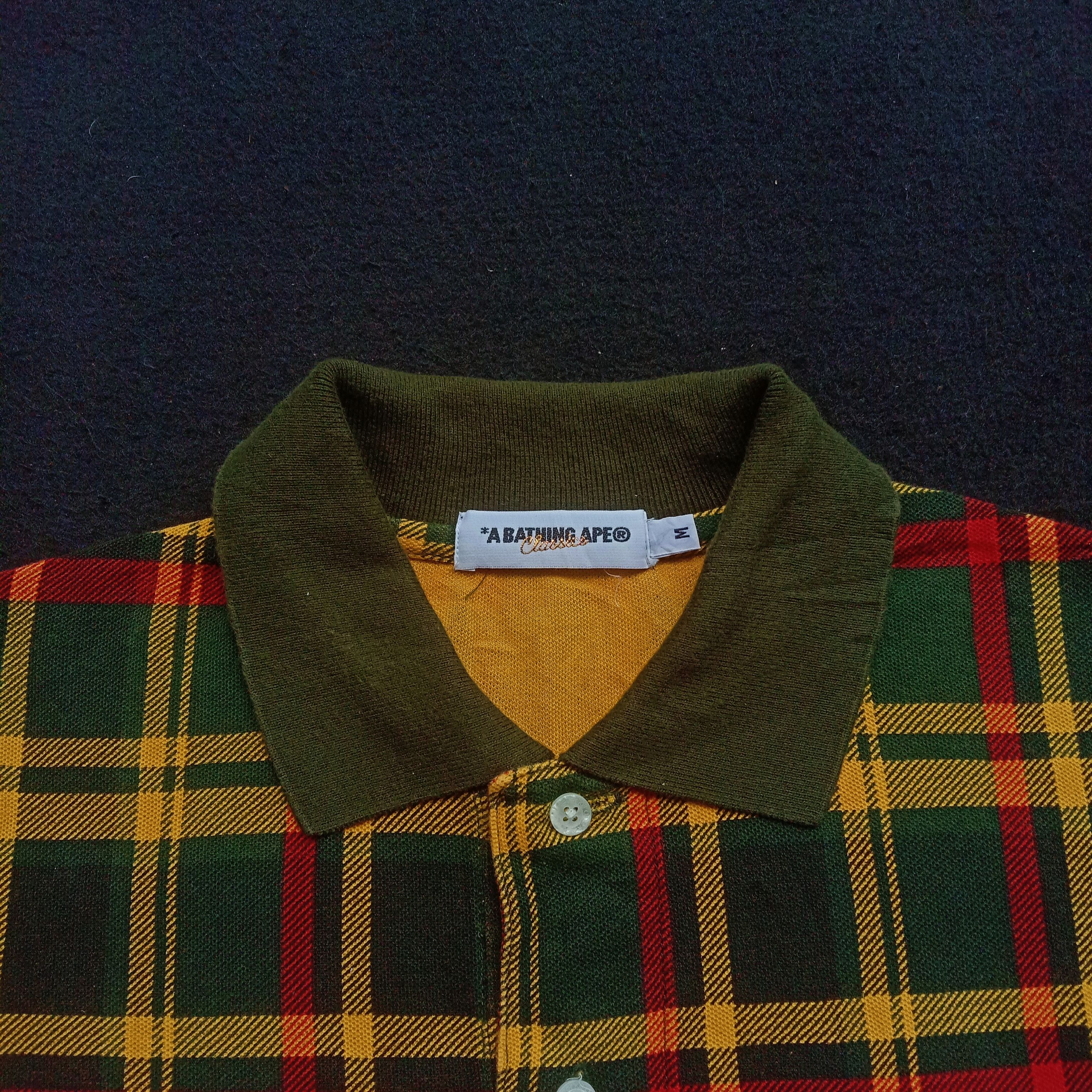 Bape 2008 Bape x Isetan Limited Check Polo Size US M / EU 48-50 / 2 - 5 Thumbnail