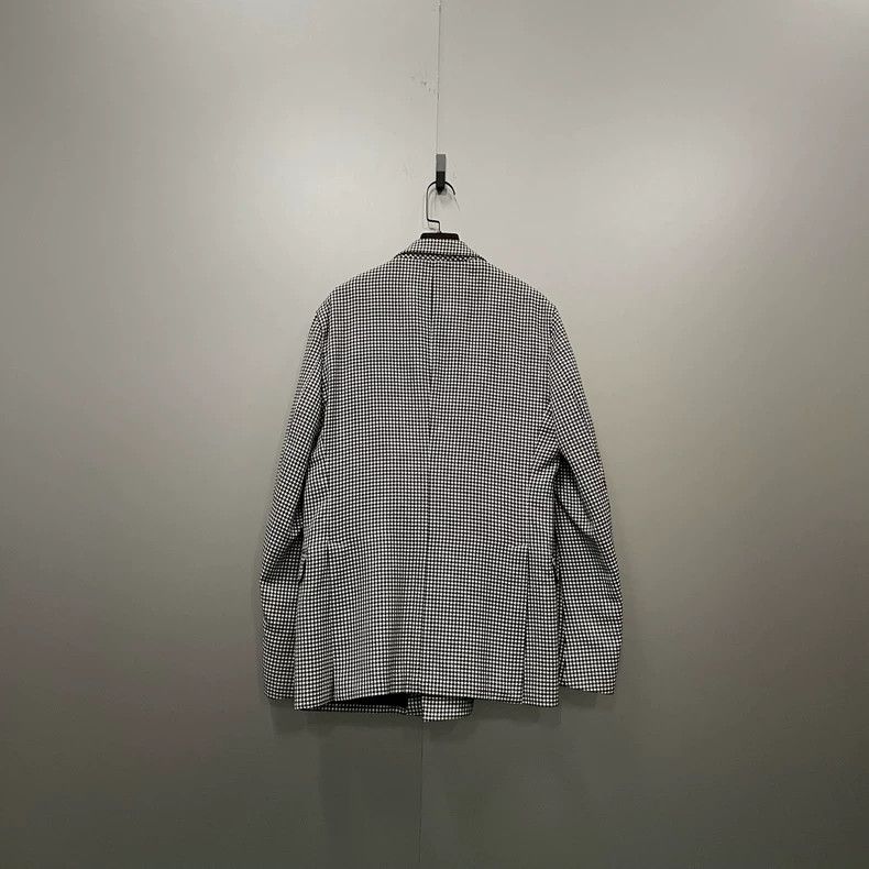 Loewe LOEWE Triple bird grid double row collar coat Size M / US 6-8 / IT 42-44 - 2 Thumbnail