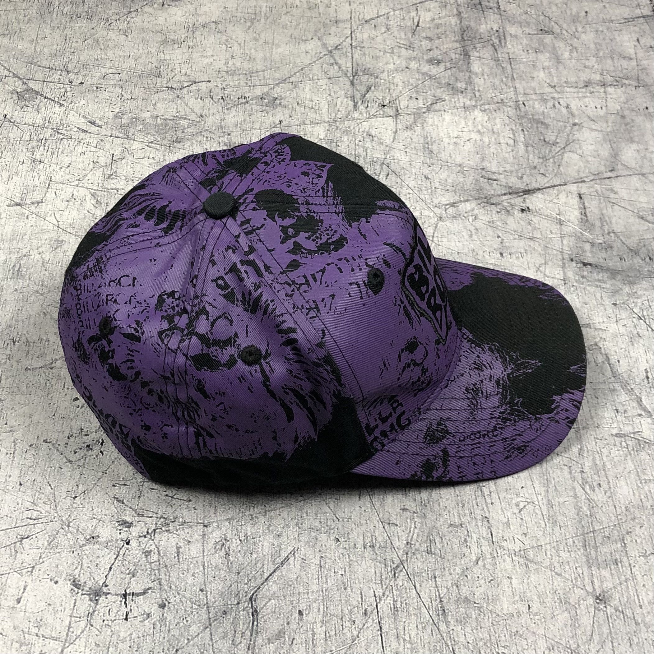Billabong Y2K Billabong Purple Skulls Cap AOP Size ONE SIZE - 4 Thumbnail