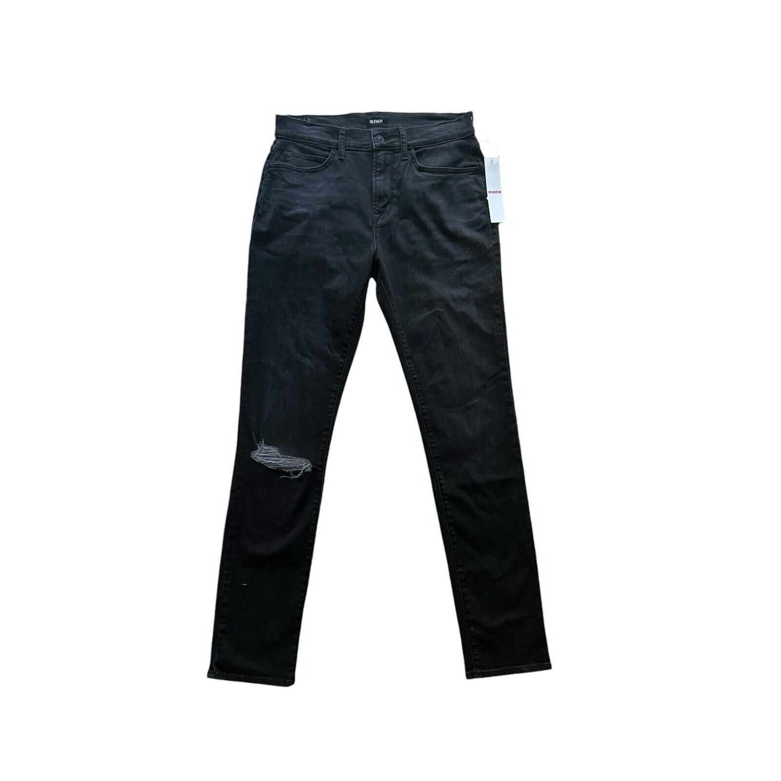 Hudson Hudson Jeans Ace Skinny Mens Denim Black $175 Size 32/32 Size US 32 / EU 48 - 1 Thumbnail