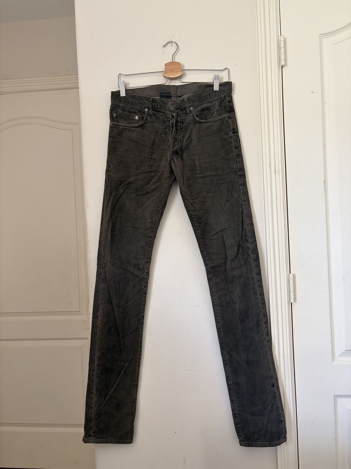 Dior AW04 VOTC Corduroy Trouser Hedi Slimane Denim Jeans Clawmark Size US 28 / EU 44 - 1 Thumbnail