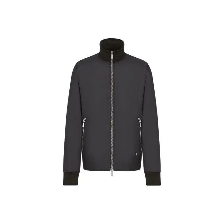 Dior Dior Dior SS23 Black Zip Collar Jacket 0079-2507 Size US S / EU 44-46 / 1 - 1 Thumbnail