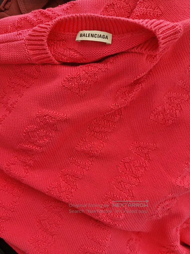 Balenciaga Balenciaga All-over Print Bullet Screen Knit Sweater Size US M / EU 48-50 / 2 - 5 Thumbnail