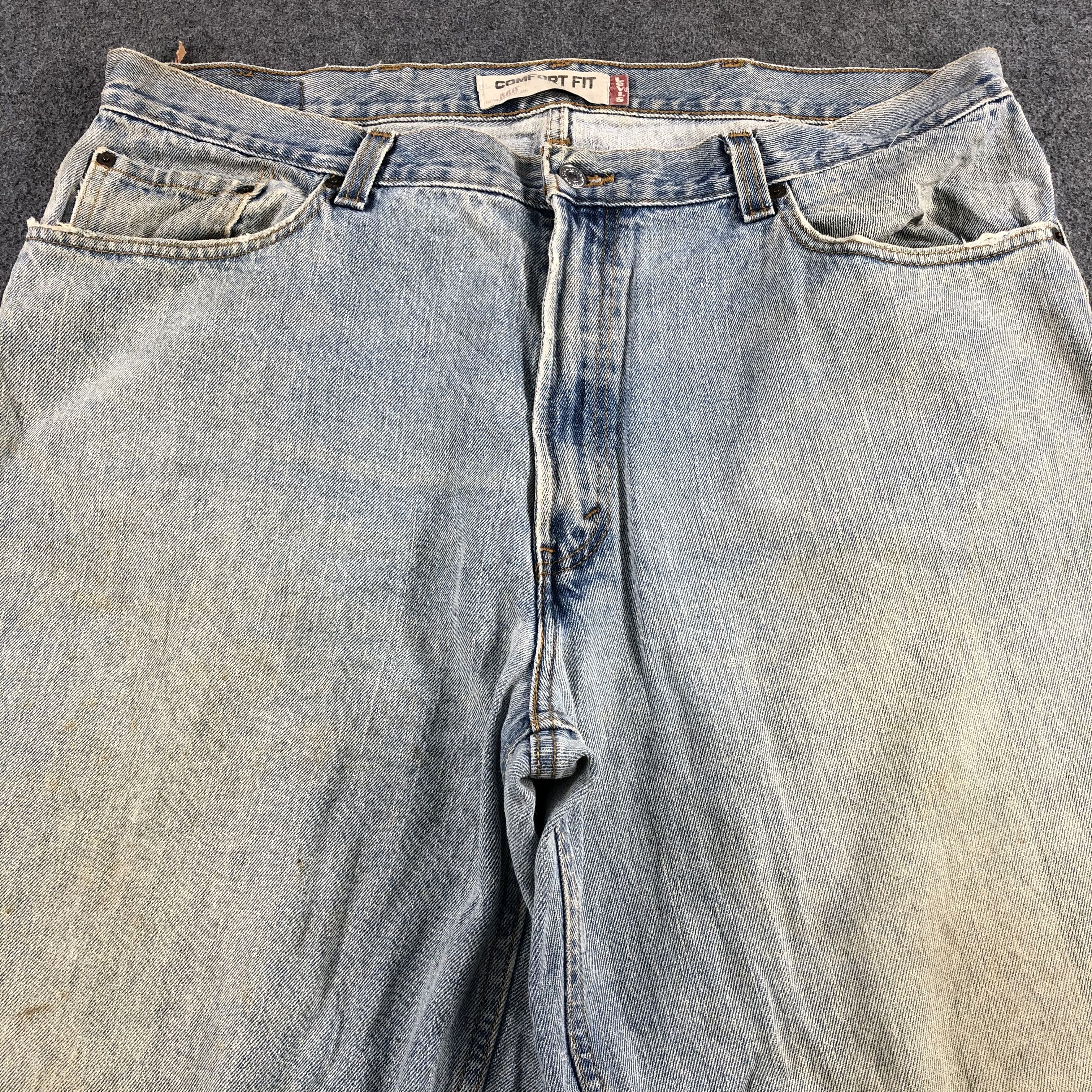 Levi's Vintage Light Wash Levis 560 Jeans-J1686 Size US 41 - 3 Thumbnail