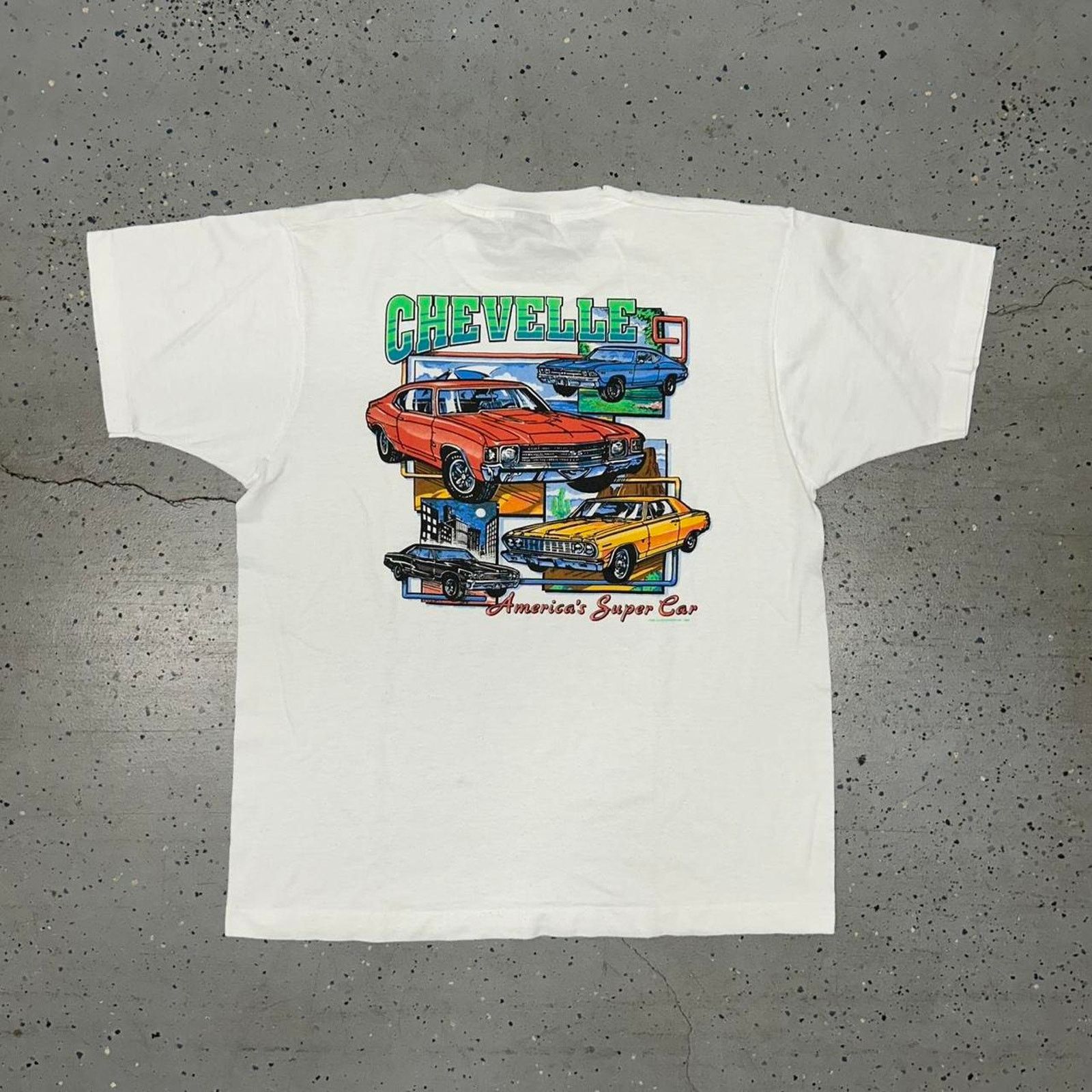 Other VTG Chevy Super Car T-Shirt - white Size US XL / EU 56 / 4 - 1 Thumbnail