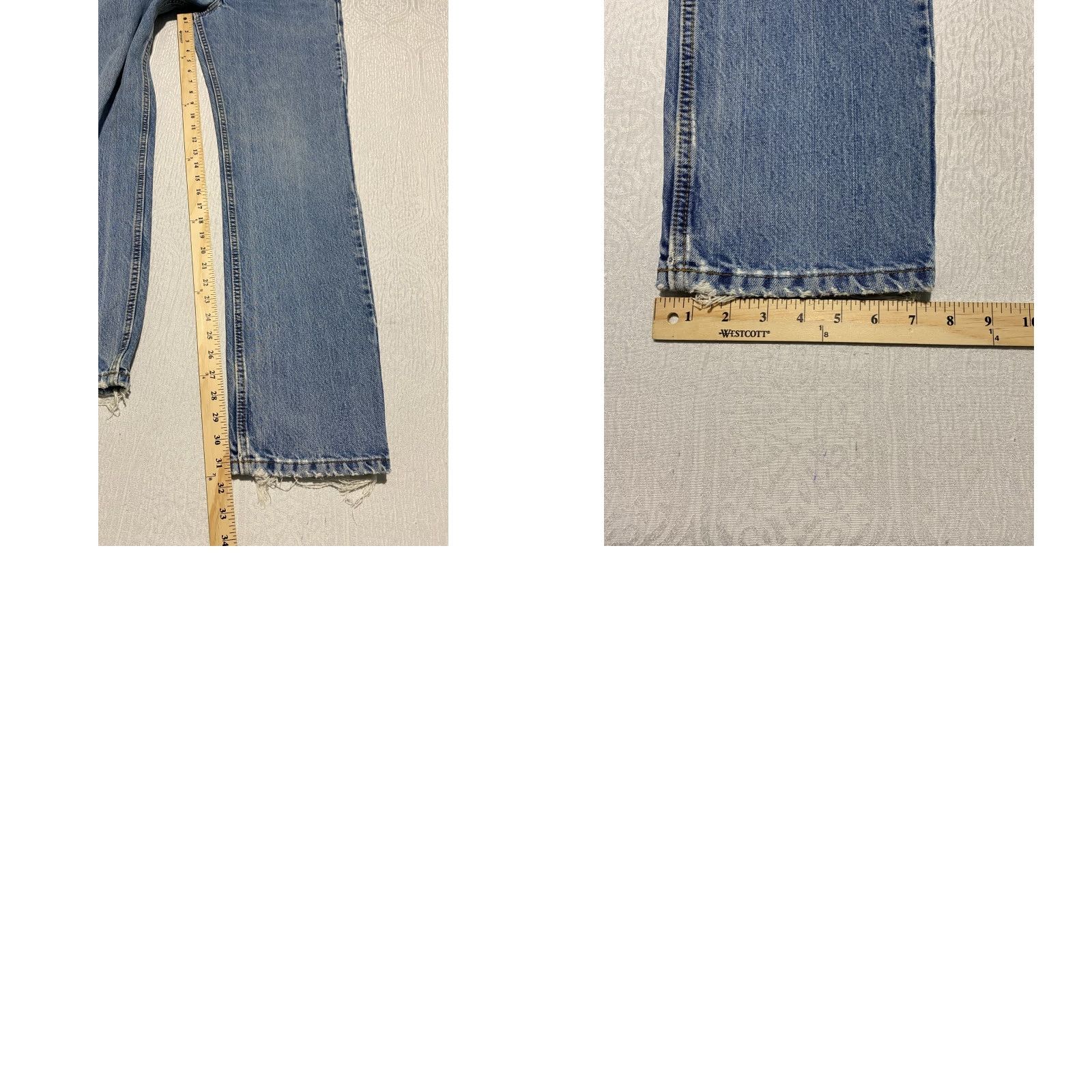 Vintage VINTAGE Arizona Jeans Jeans, Men's, 30x31, Blue Light Wash, 5-Pocket Design, Denim, Regular, Straight, Inseam 31, Mens Size US 30 / EU 46 - 8 Thumbnail