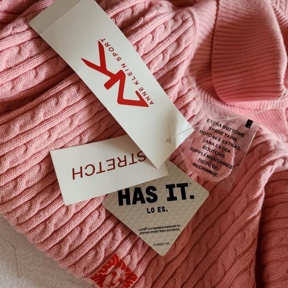 Vintage Anne Klein Sport Stretch Pink Turtleneck Long Sleeve Sz. XL Size XL / US 12-14 / IT 48-50 - 11 Thumbnail