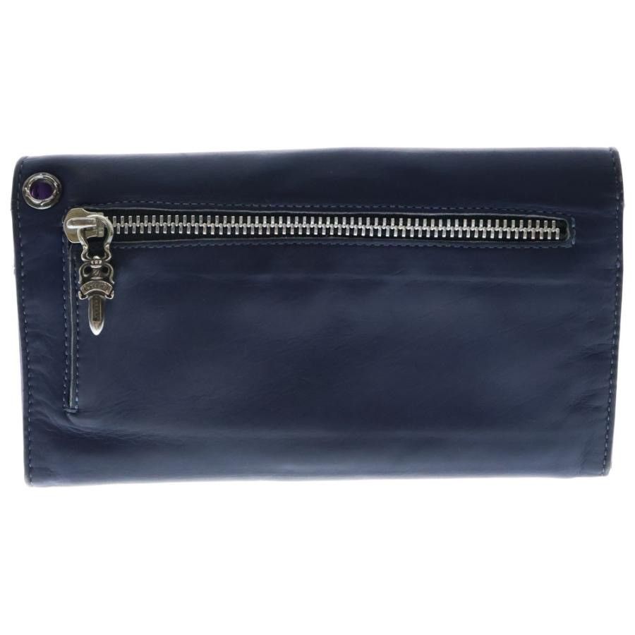 Chrome Hearts Chrome Hearts WAVE CROSS BALL Purple Leather Wallet Size ONE SIZE - 4 Thumbnail