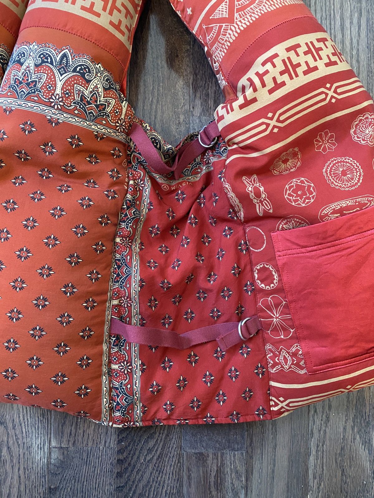 Visvim Visvim P.F.D Silk puffer down bandana vest Size US XXL / EU 58 / 5 - 11 Thumbnail