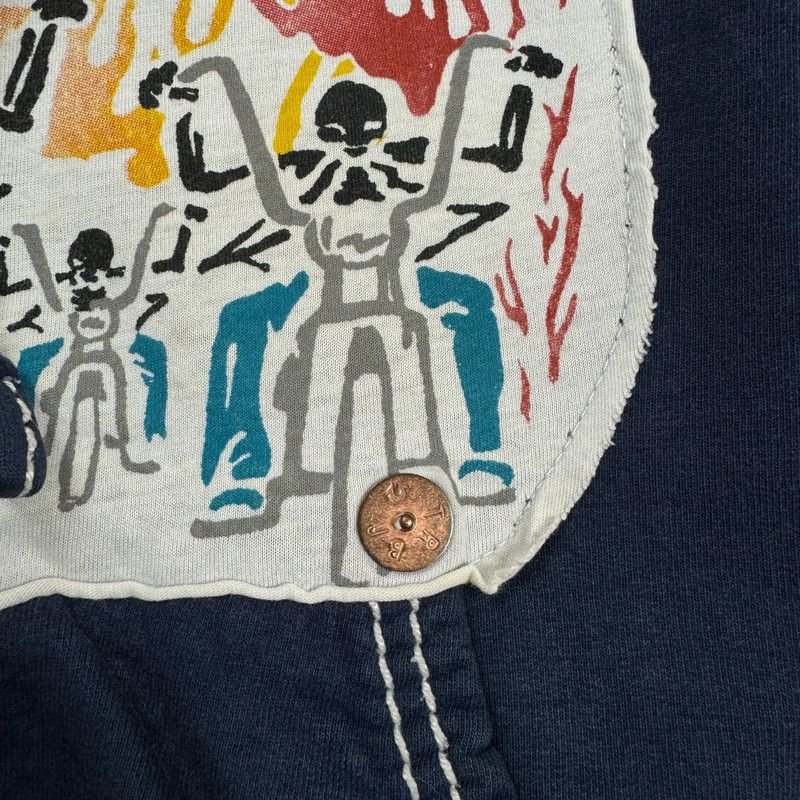 True Religion × Vintage vintage navy true religion zip hoodie Size US XL / EU 56 / 4 - 4 Thumbnail