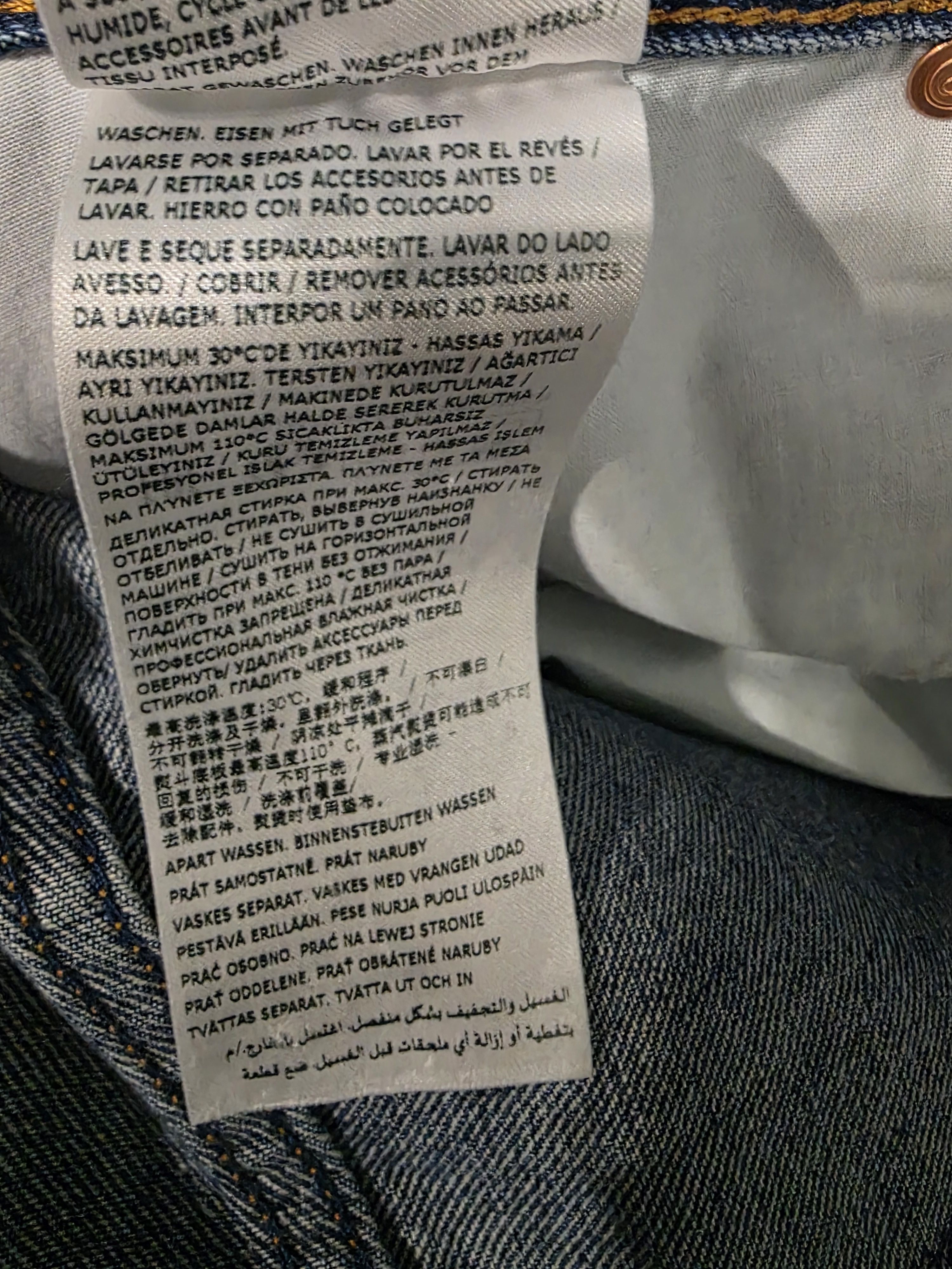 Balenciaga MM6 maison margiela blue oversized jeans Size US 28 / EU 44 - 15 Thumbnail