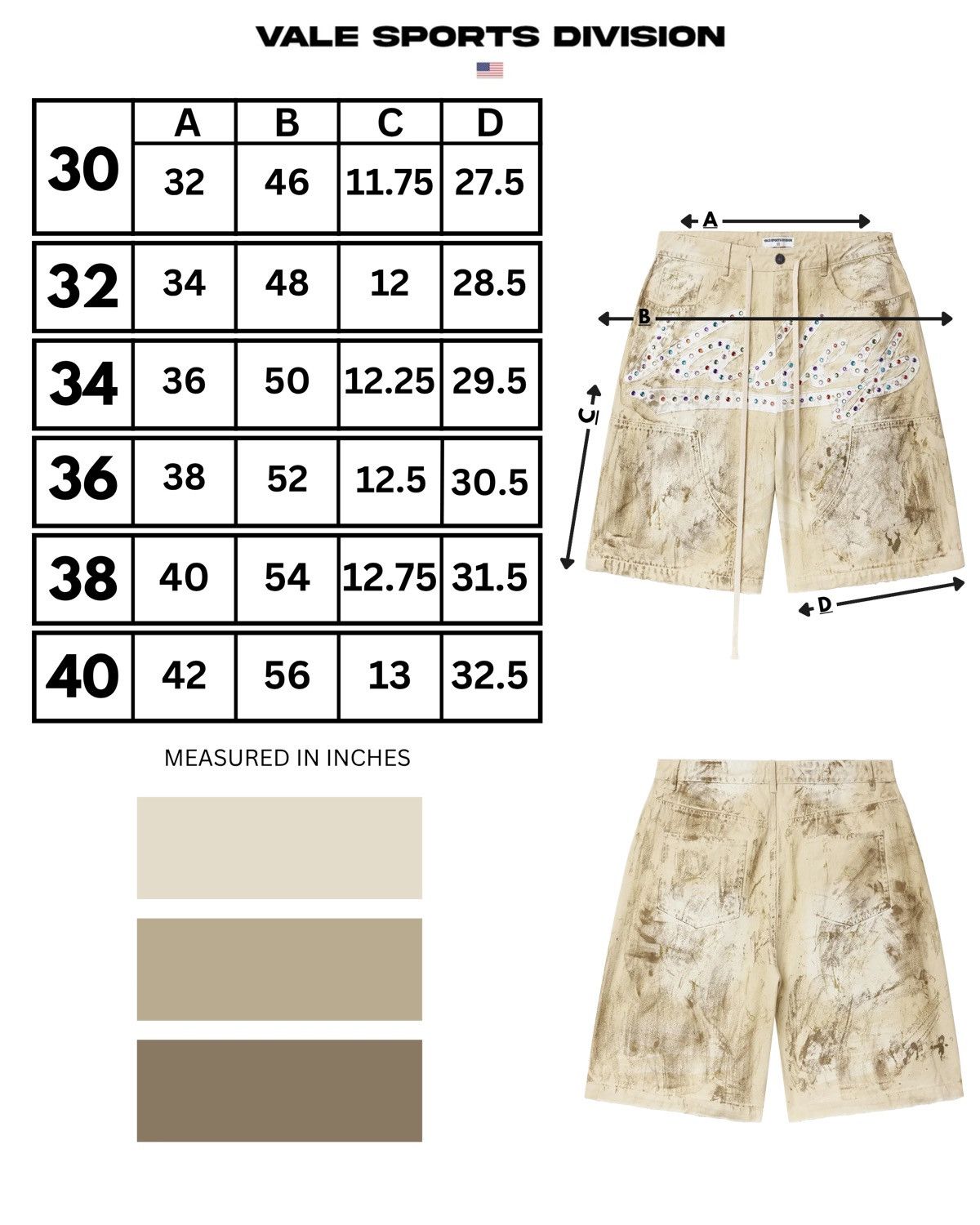 Vale 🍦Vale Forever Reeses Jorts Valley Shorts Size US 32 / EU 48 - 3 Thumbnail