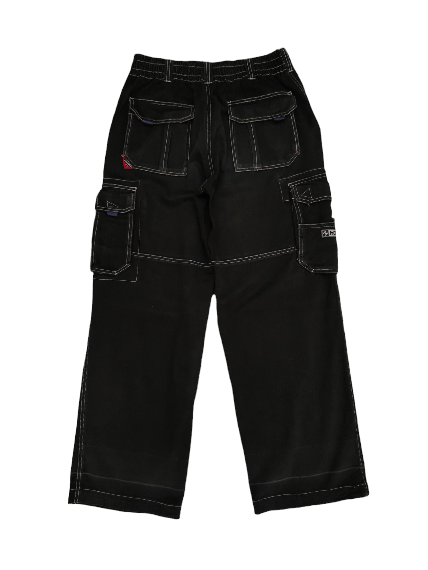 Hobo Baggy Jeans Hobo Multi Pocket Cargo Denim Wide Leg Jnco Size US 33 - 10 Thumbnail