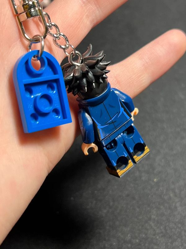 Anime Jujutsu Kaisen Megumi lego minifigure keychain anime keyring Size ONE SIZE - 2 Thumbnail