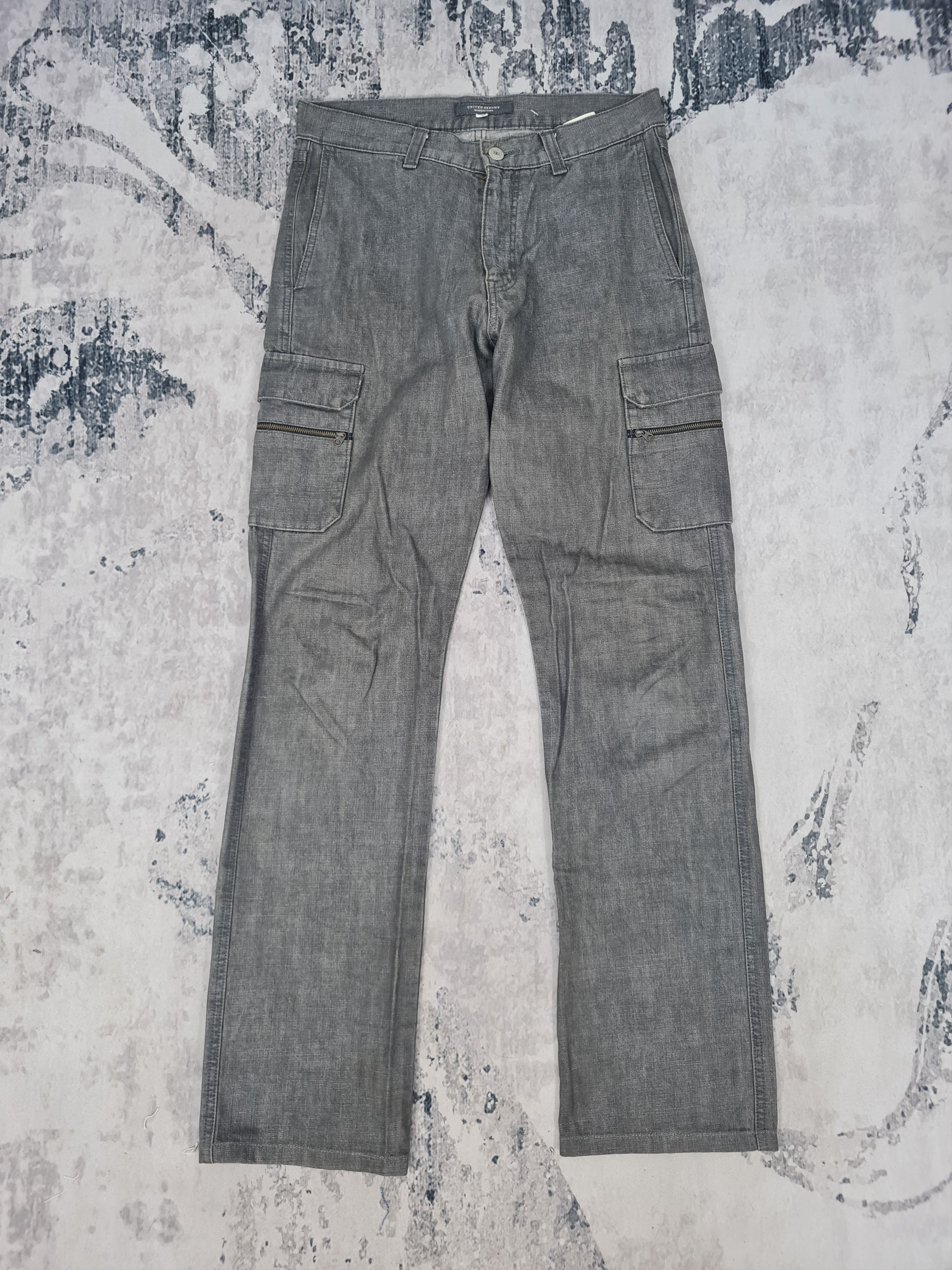 image of United Arrows Monkey Time Cargo Tactical Pants 30X31 Jb0189 in Grey, Men's