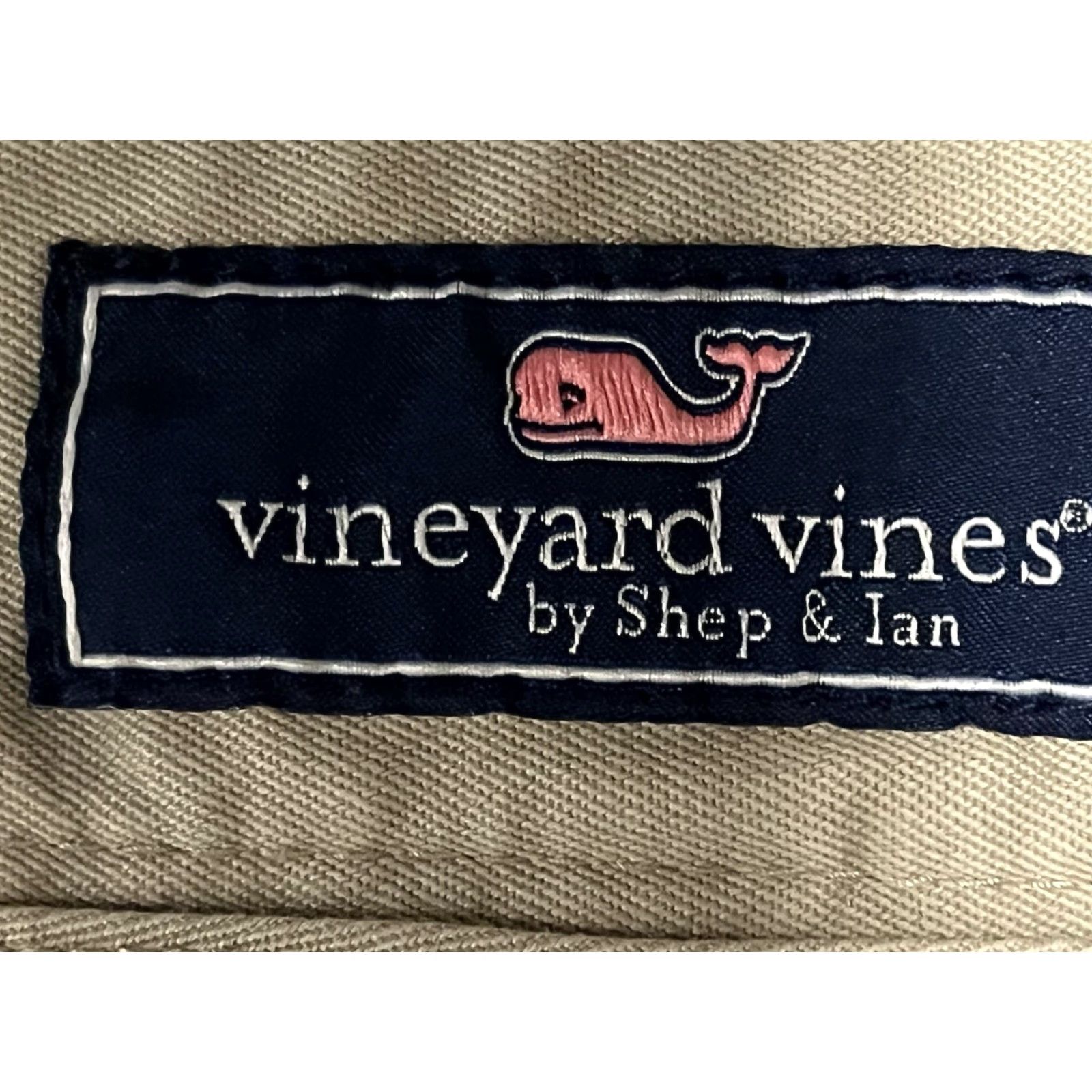 Vineyard Vines Vineyard Vines Men's Shorts 30 Breaker Khaki Tan Beige Flat Front Cotton Knit Casual Chino Regular Mens Size US 30 / EU 46 - 7 Thumbnail