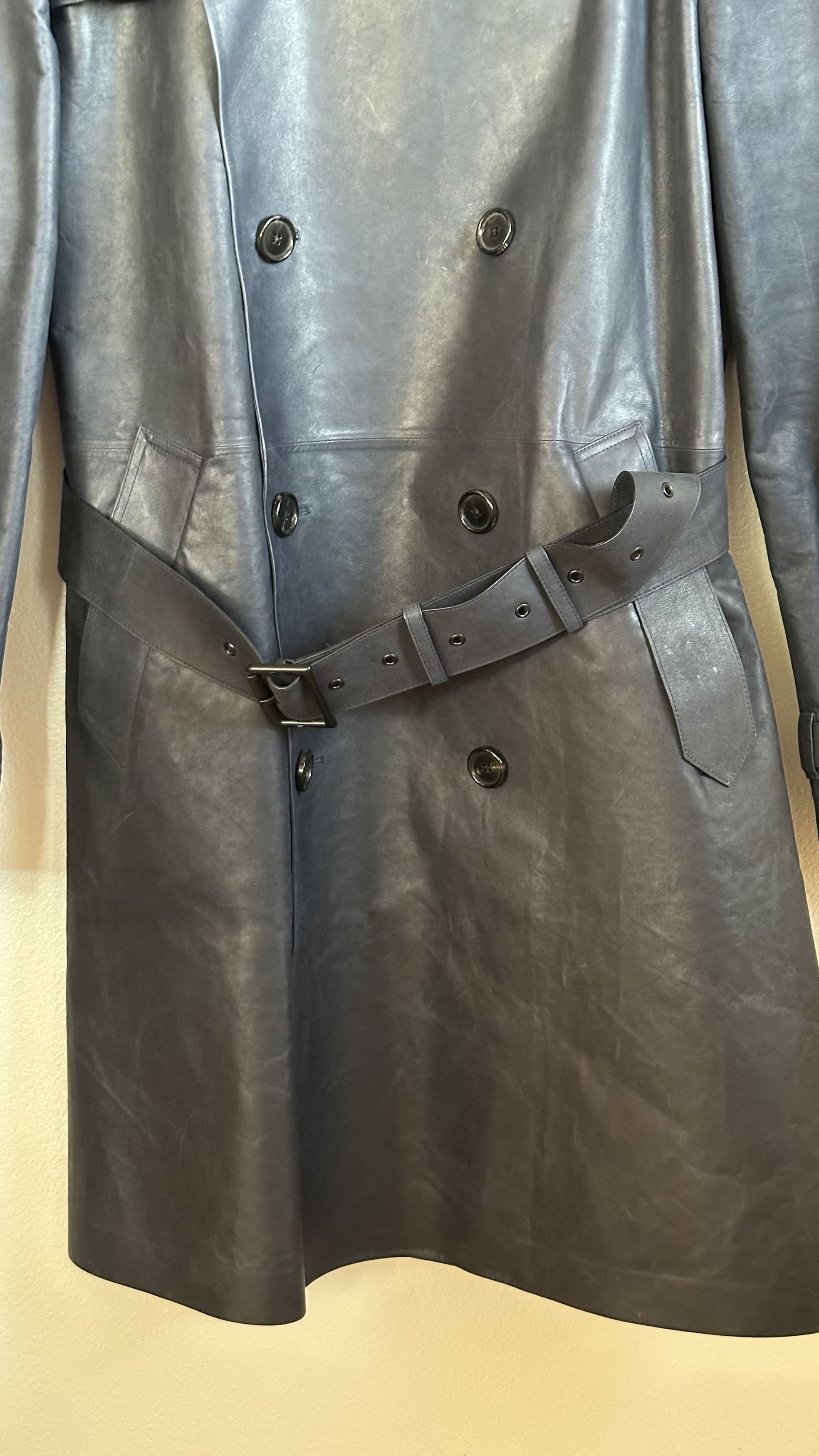 Ralph Lauren RL Black Label Lambskin Trench Italy SP15 Purple Era Size US S / EU 44-46 / 1 - 8 Thumbnail