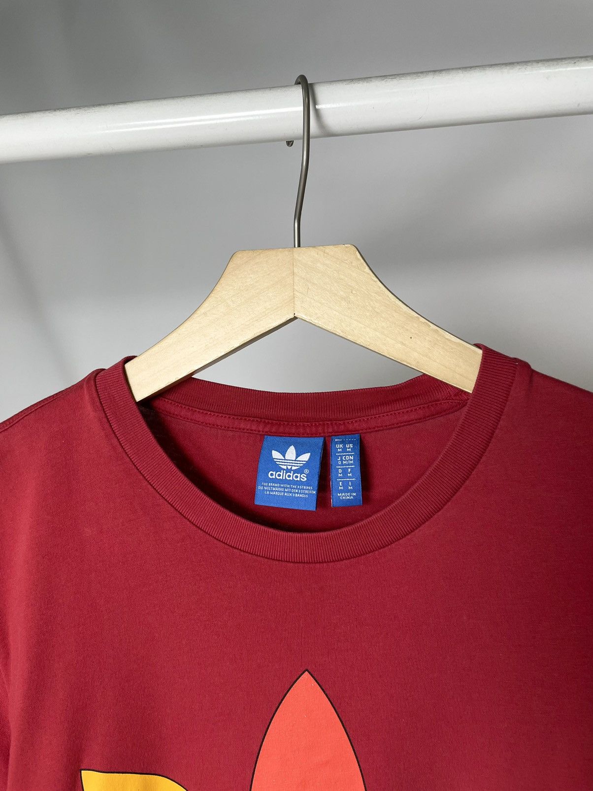 Adidas × Pharrell Adidas x Pharell Williams ♻️ Adicolor Red Tee T shirt Size US M / EU 48-50 / 2 - 4 Thumbnail