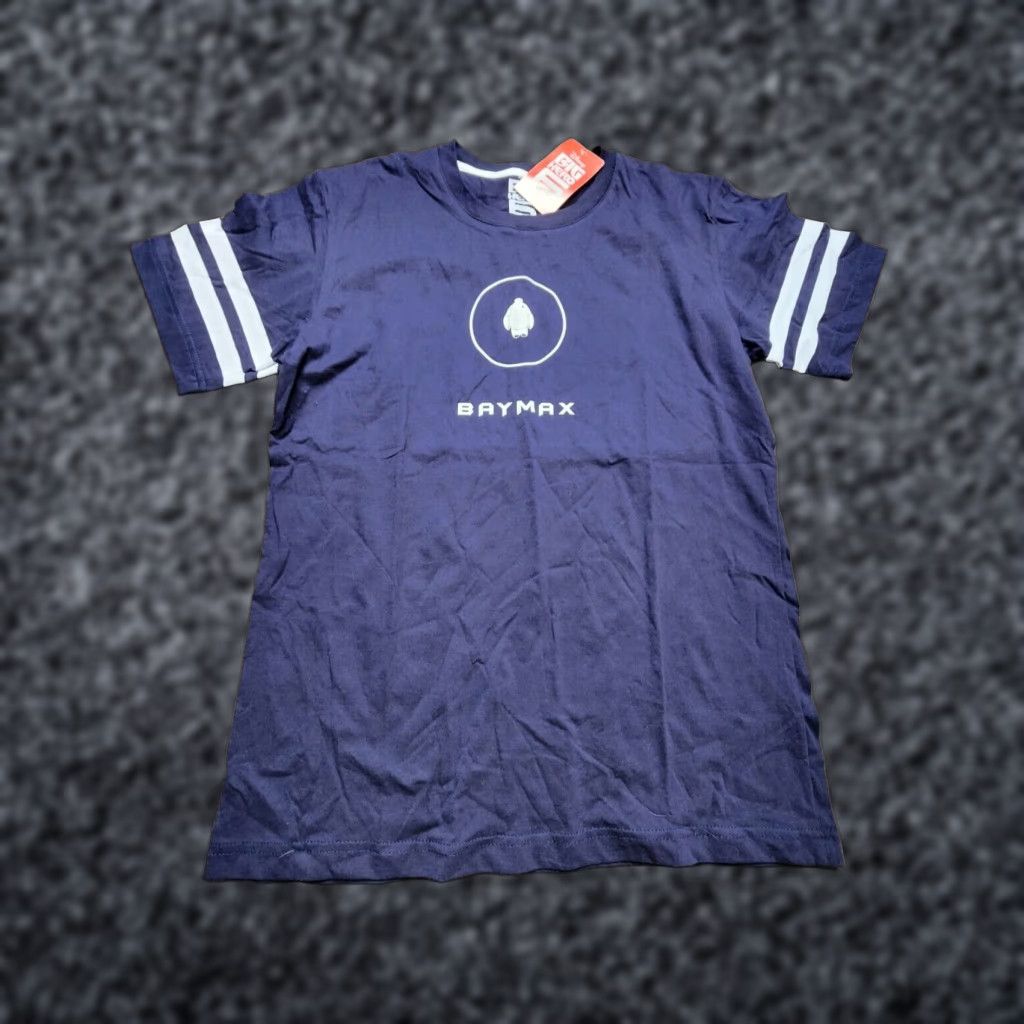 Disney Disney Big Hero 6 Baymax Blue Raglan T-Shirt Womens Large Size L / US 10 / IT 46 - 1 Thumbnail