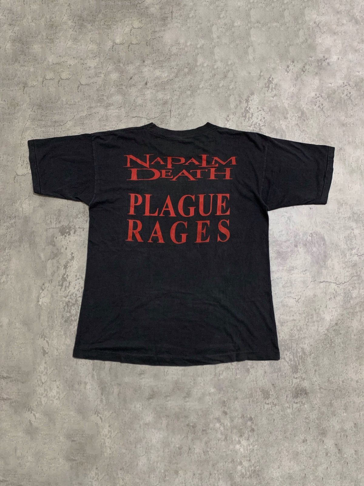 Band Tees Vintage Napalm death Tshirt Band godflesh Bolt Thrower Size US XL / EU 56 / 4 - 2 Thumbnail