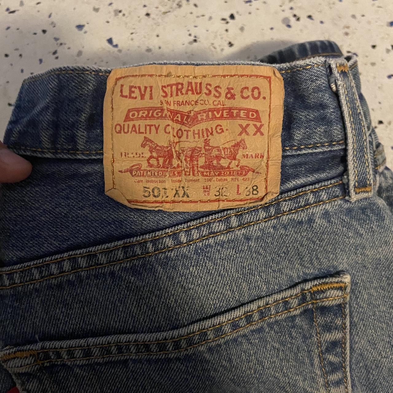 Levi's vintage Levi's 501xx blue jeans Size 32 Size US 32 / EU 48 - 3 Thumbnail
