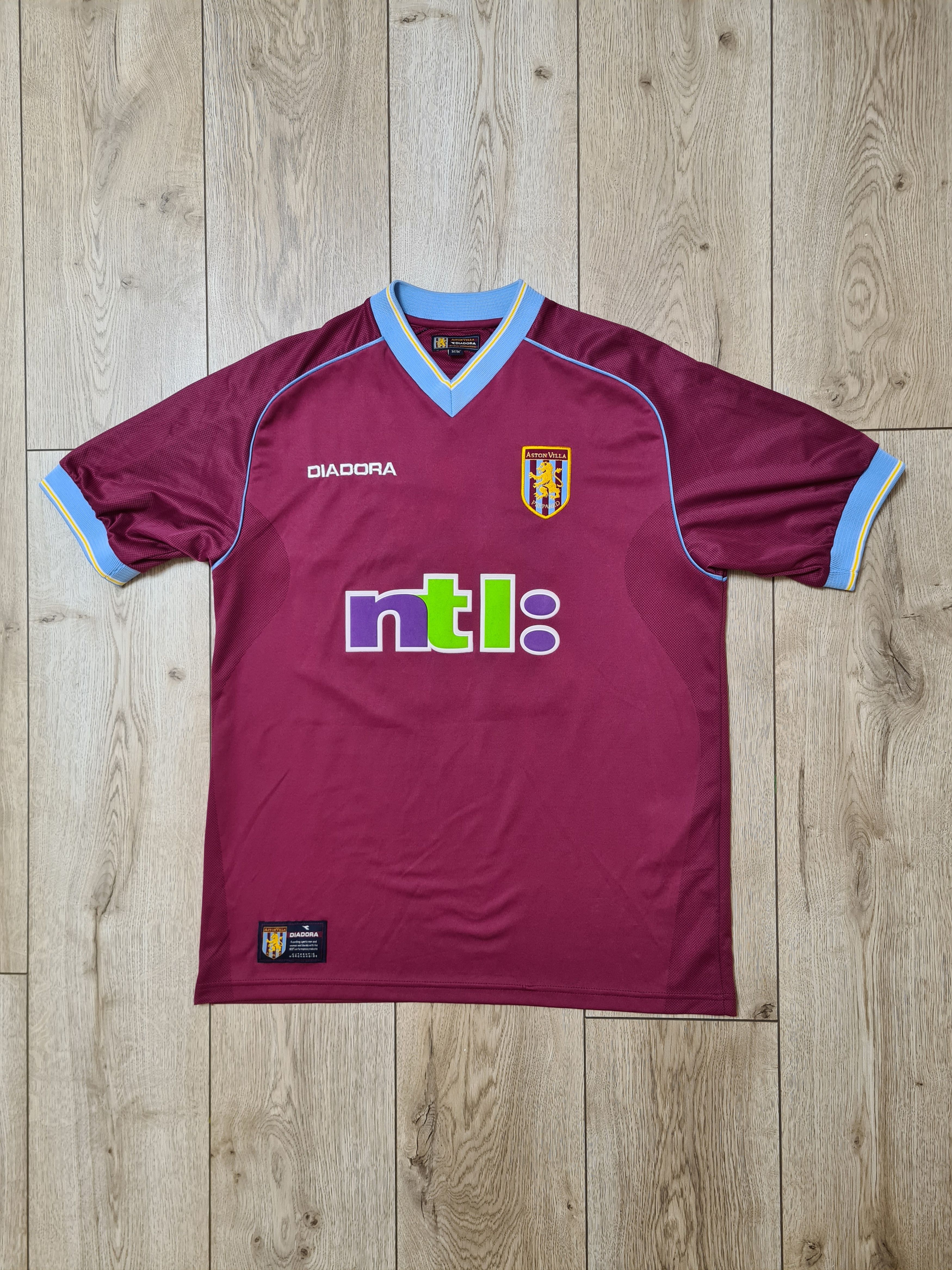 All Sport ASTON VILLA 2001 2002 HOME FOOTBALL SHIRT SOCCER JERSEY Size US M / EU 48-50 / 2 - 1 Thumbnail