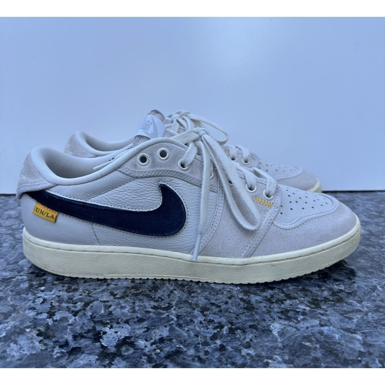Nike Nike Union LA Air Jordan 1 AJKO Low Sail Muslin Leather US10 Size US 10 / EU 43 - 1 Thumbnail