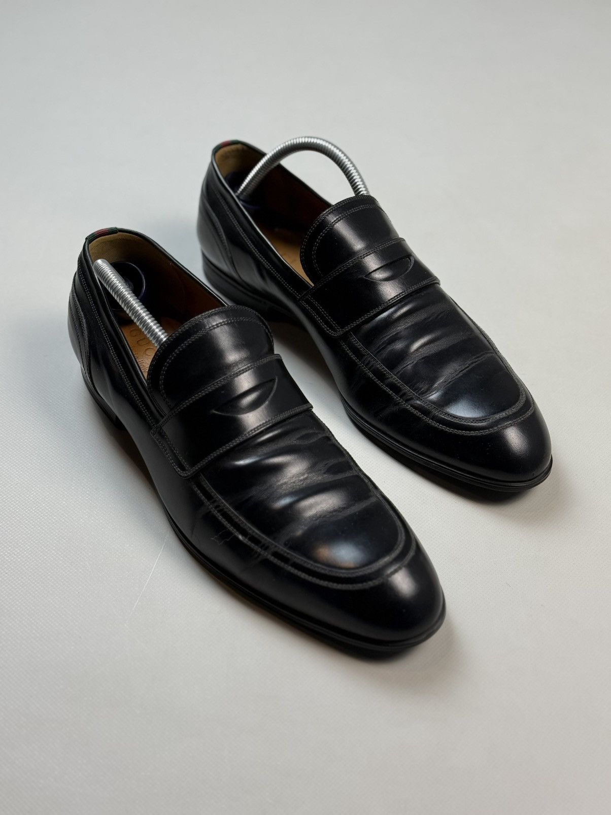 Gucci Gucci Men’s Leather Penny Loafers Formal Shoes Size US 8.5 / EU 41-42 - 5 Thumbnail