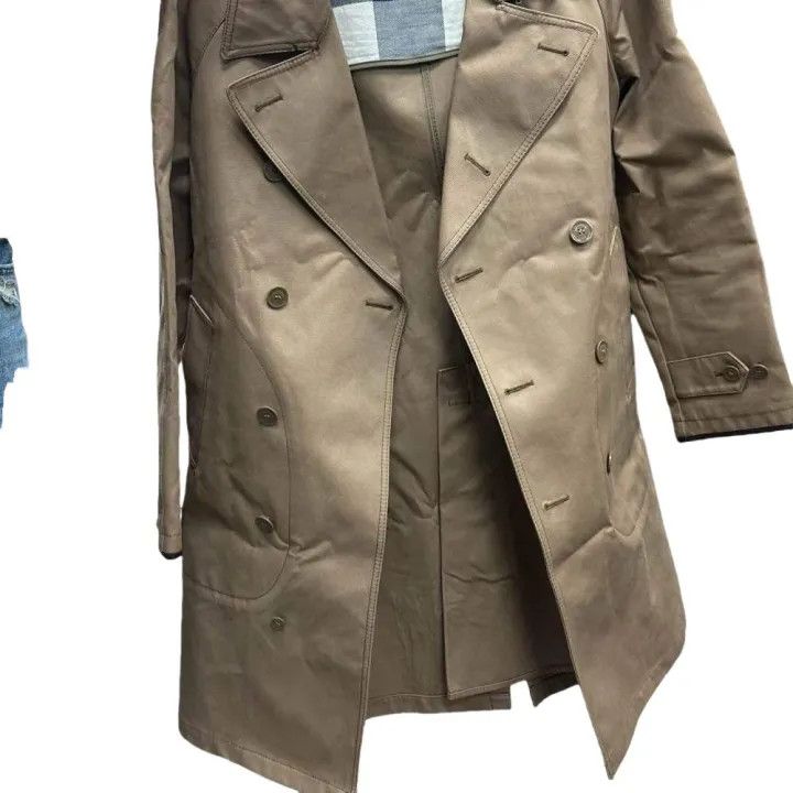 Burberry Burberry Casual Double-Breasted Trench Coat 0079 Size L / US 10 / IT 46 - 1 Thumbnail