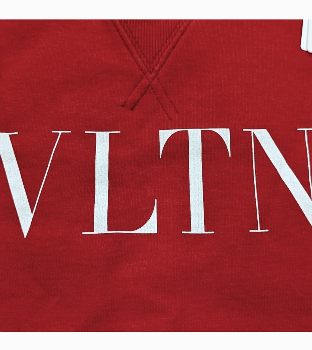 Valentino Valentino VLTN Crewneck Sweatshirt Rosso Red Small Size US S / EU 44-46 / 1 - 2 Thumbnail
