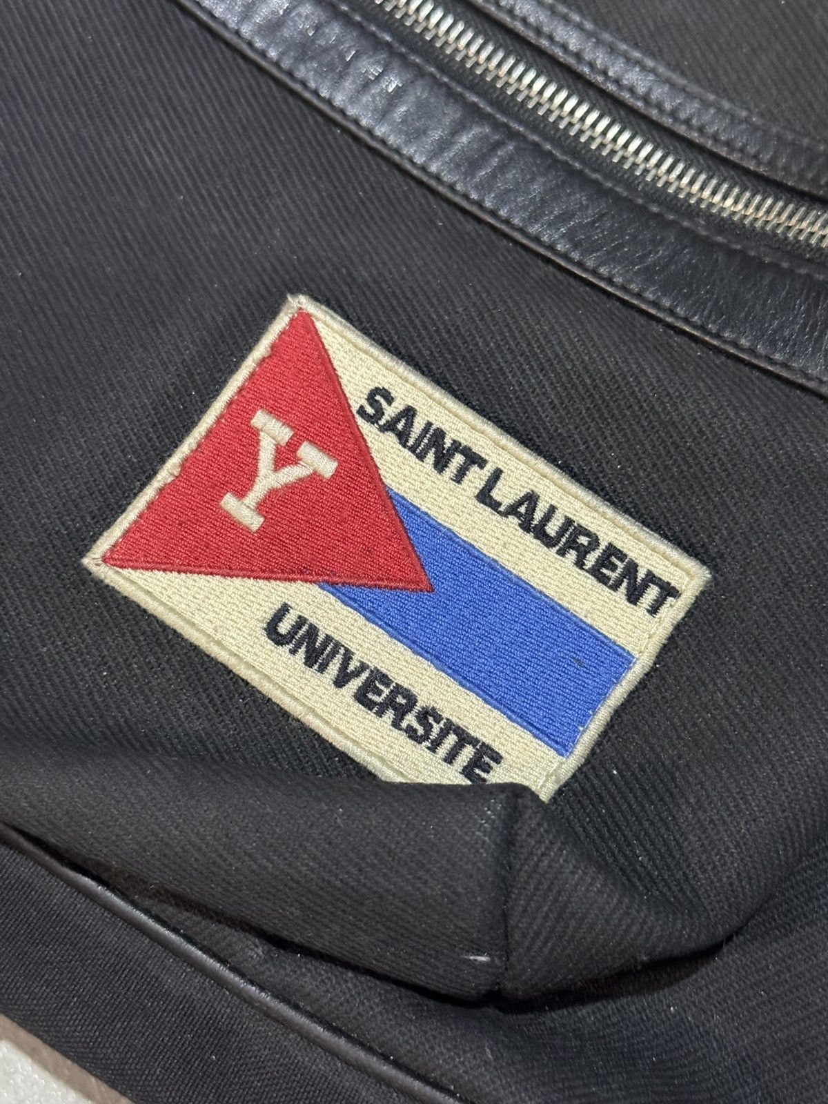 Saint Laurent Paris SAINT LAURENT UNIVERSITY PATCH BACKPACK Size ONE SIZE - 8 Thumbnail