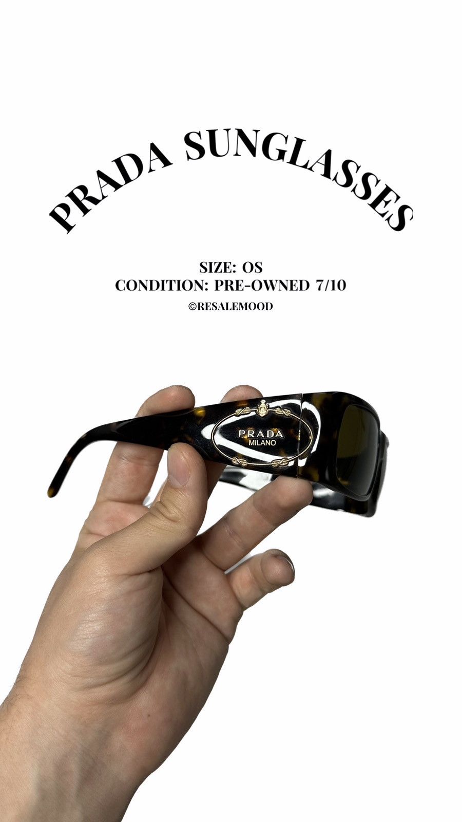 image of Prada Milano Sunglasses in Havana Brown, Women's