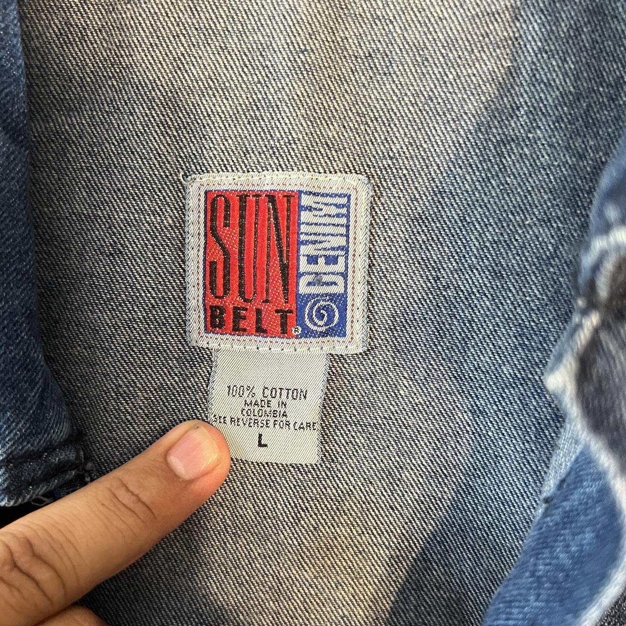 Vintage Vintage Denim Jacket Sun Belt Denim Size US L / EU 52-54 / 3 - 3 Thumbnail