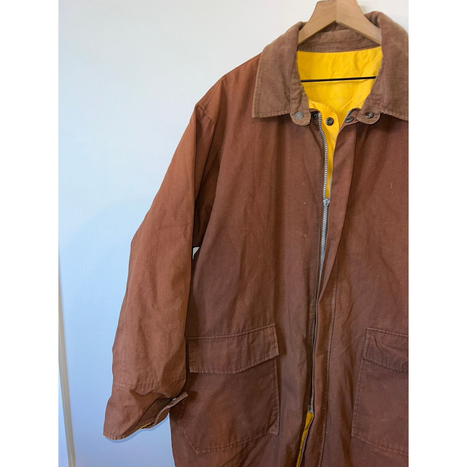 Marlboro Vintage Marlboro Trench Coat Reversible Jacket Broken Zipper Size US L / EU 52-54 / 3 - 3 Thumbnail