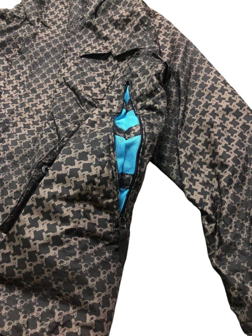 Japanese Brand Sims Snowboard Full Print Skull Crossbones Ski Jacket Size US M / EU 48-50 / 2 - 14 Thumbnail