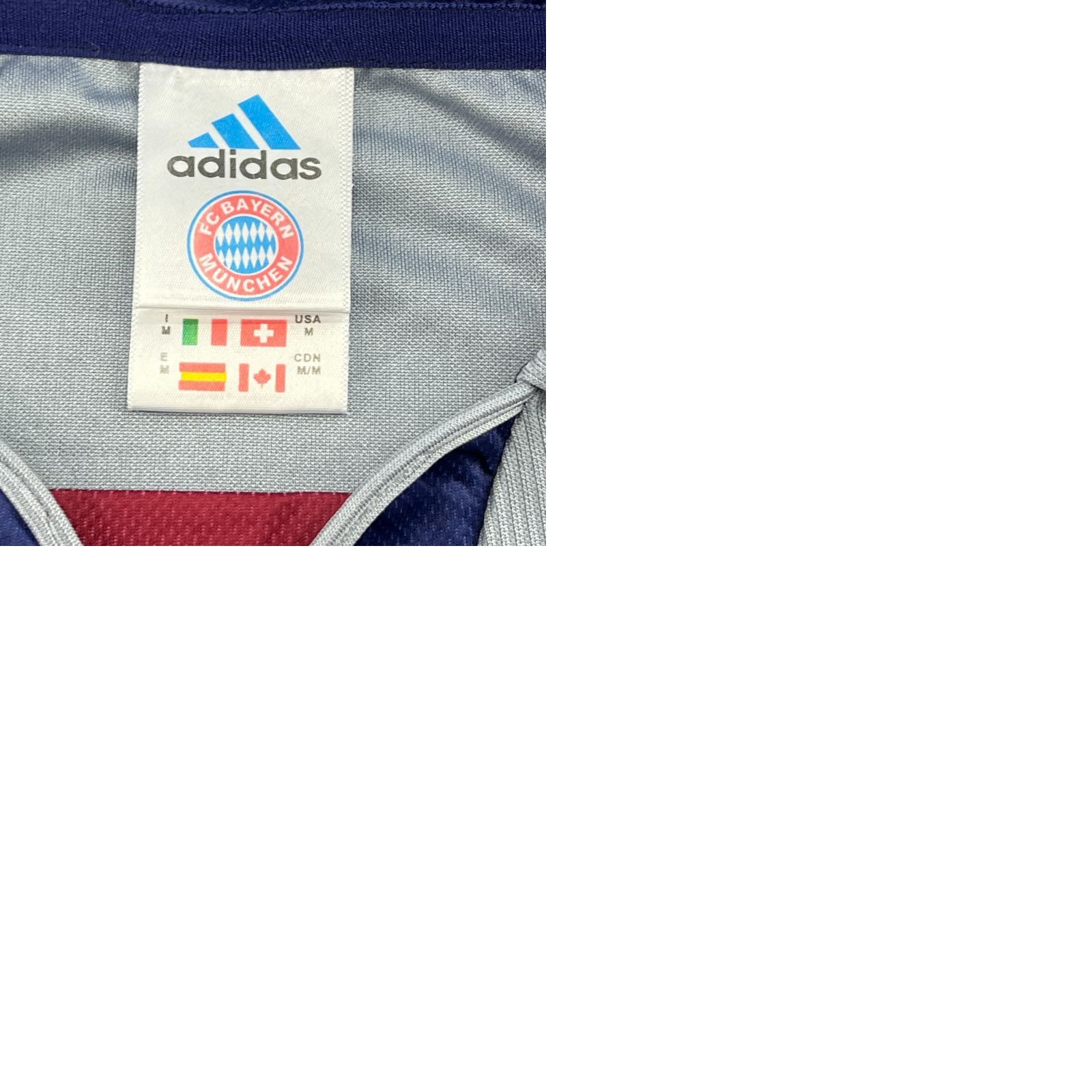 Adidas adidas Bayern Munich 1998 Away Football Mens Jersey Shirt M Multicolor Short Sleeve Pullover Round Neck Athletic Sports Jersey Mens Size US M / EU 48-50 / 2 - 9 Thumbnail